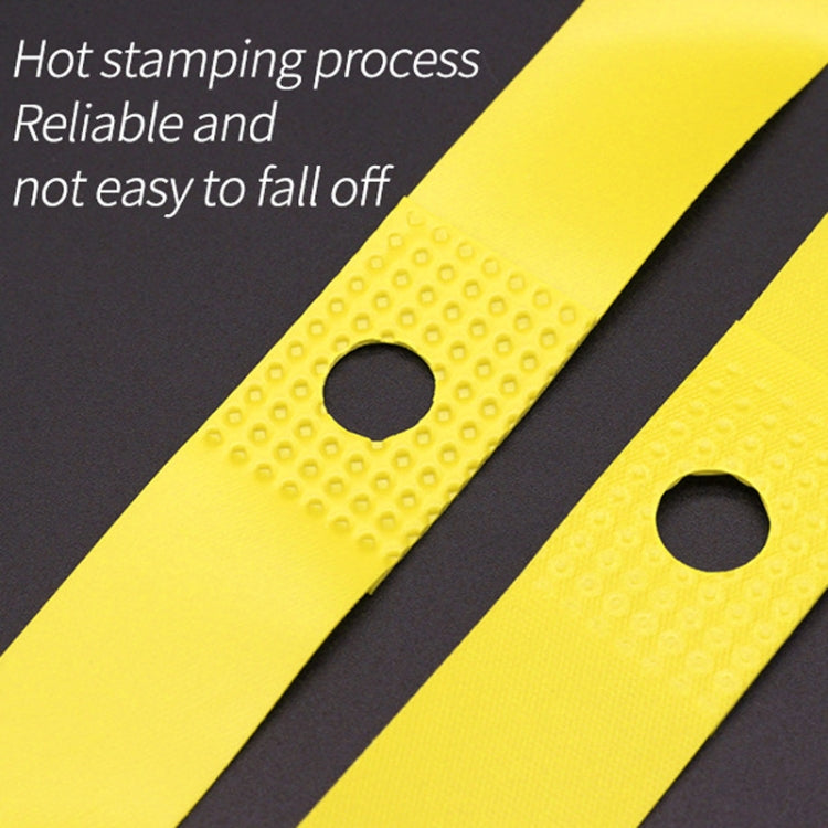 20 PCS Road Mountain Bike Anti-Stab Tire Pad Set di ruote per bicicletta Nastro di rivestimento per raggi in PVC, Red, Yellow