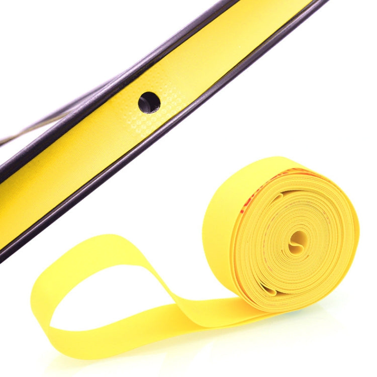 20 PCS Road Mountain Bike Anti-Stab Tire Pad Set di ruote per bicicletta Nastro di rivestimento per raggi in PVC, Red, Yellow