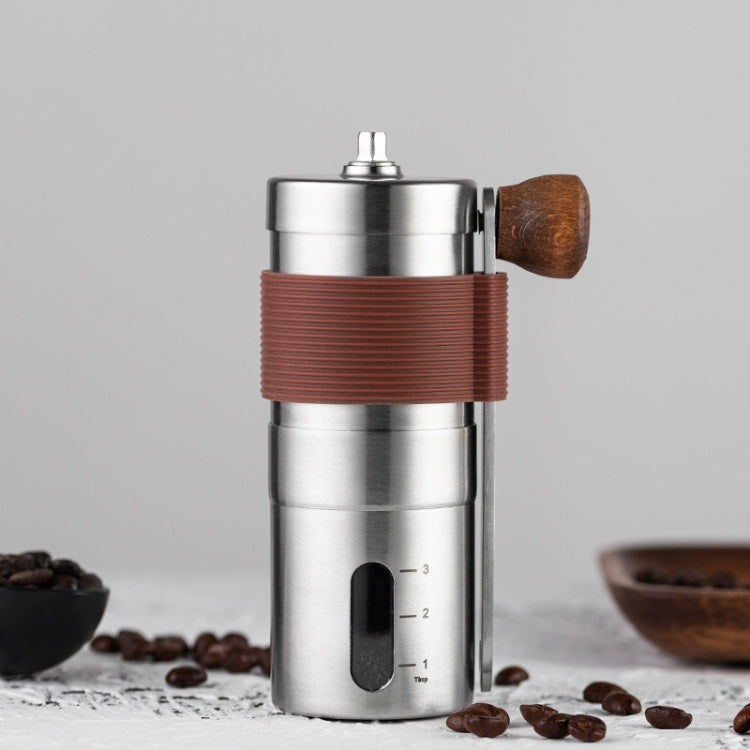 Smerigliatrice manuale in acciaio inossidabile per macchina da caffè portatile a manovella, Medium