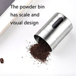 Smerigliatrice manuale in acciaio inossidabile per macchina da caffè portatile a manovella, Medium