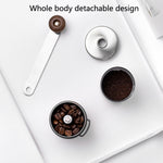 Smerigliatrice manuale in acciaio inossidabile per macchina da caffè portatile a manovella, Medium