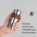 Smerigliatrice manuale in acciaio inossidabile per macchina da caffè portatile a manovella, Medium