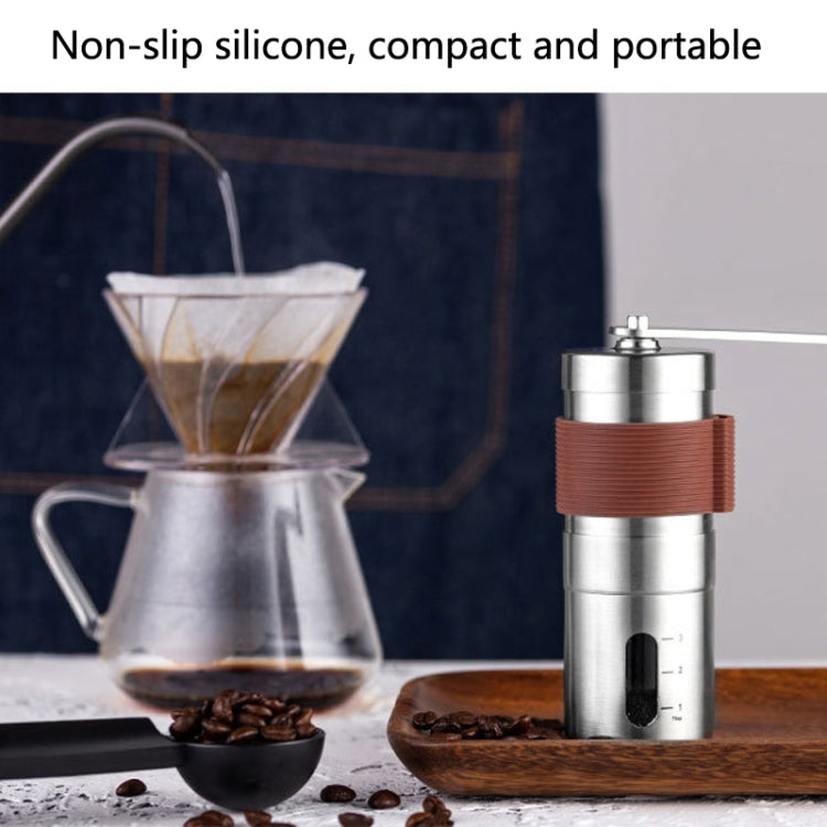 Smerigliatrice manuale in acciaio inossidabile per macchina da caffè portatile a manovella, Medium