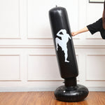 Sacco da Boxe Gonfiabile Verticale Bambini Sfiato per Adulti Fitness Bicchiere Gonfiabile Colonna da Boxe, Altezza: 1,5 m, 1.5m