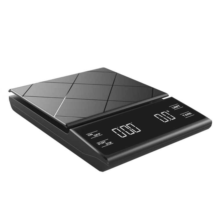 Bilancia da cucina per uso domestico Bilancia elettronica per caffè fatta a mano con timer, 3kg / 0.3g