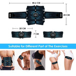 1082 EMS Muscle Training Stimolatore Muscolare Addominale Cintura Home Fitness, 1082 Abs Stickers(6 Pieces Blue Dot Belt), 1082 Abs Stickers(6 Pieces Orange Belts), 1082 Abs Stickers(8 Pieces Blue Human Word Belt)                                       ...