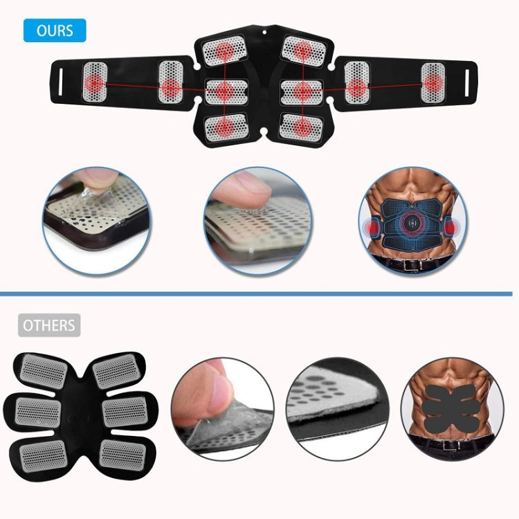 1082 EMS Muscle Training Stimolatore Muscolare Addominale Cintura Home Fitness, 1082 Abs Stickers(6 Pieces Blue Dot Belt), 1082 Abs Stickers(6 Pieces Orange Belts), 1082 Abs Stickers(8 Pieces Blue Human Word Belt)                                       ...