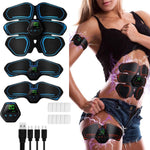 Adesivi per muscoli addominali elettrici per dispositivi addominali portatili EMS con display LCD, EMS Muscle Stickers (Orange Red), EMS Muscle Stickers (Blue Line), EMS Muscle Stickers (Blue Point), EMS Muscle Stickers (Pink)