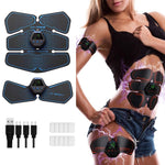 Adesivi per muscoli addominali elettrici per dispositivi addominali portatili EMS con display LCD, EMS Muscle Stickers (Orange Red), EMS Muscle Stickers (Blue Line), EMS Muscle Stickers (Blue Point), EMS Muscle Stickers (Pink)
