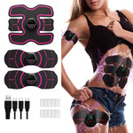 Adesivi per muscoli addominali elettrici per dispositivi addominali portatili EMS con display LCD, EMS Muscle Stickers (Orange Red), EMS Muscle Stickers (Blue Line), EMS Muscle Stickers (Blue Point), EMS Muscle Stickers (Pink)