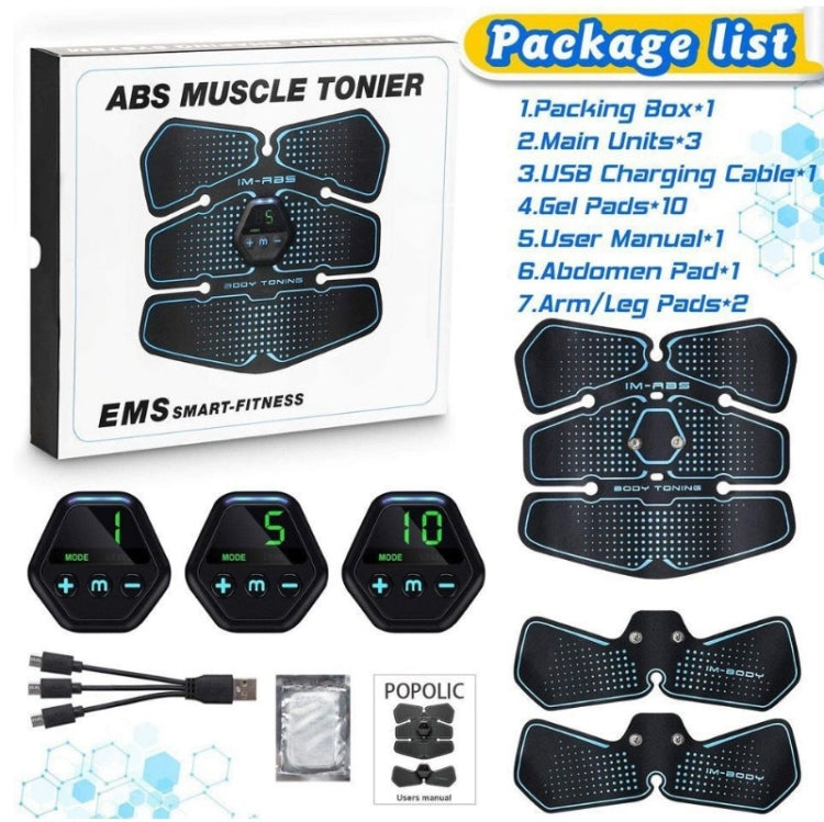 Adesivi per muscoli addominali elettrici per dispositivi addominali portatili EMS con display LCD, EMS Muscle Stickers (Orange Red), EMS Muscle Stickers (Blue Line), EMS Muscle Stickers (Blue Point), EMS Muscle Stickers (Pink)