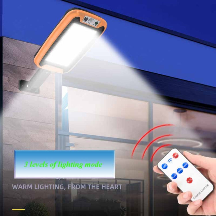 Lampada da parete solare impermeabile 124 LED per esterni