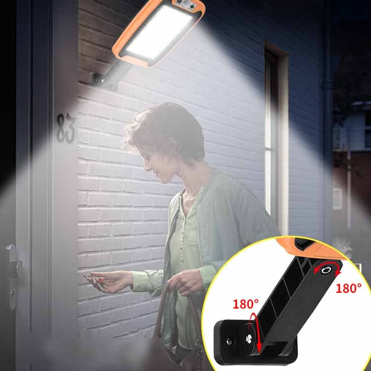 Lampada da parete solare impermeabile 124 LED per esterni