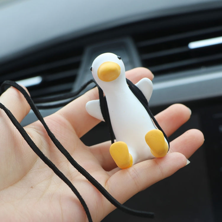 Ciondolo per auto a forma di anatra oscillante con ciondolo a forma di anatra da 2 pezzi, Swing Duck
