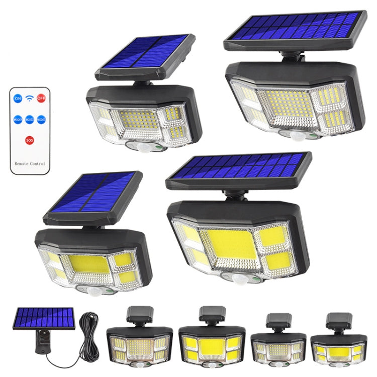 Lampada da parete solare a induzione 96 LED per esterni