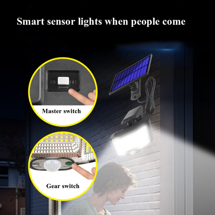 Lampada da parete solare a induzione 96 LED per esterni