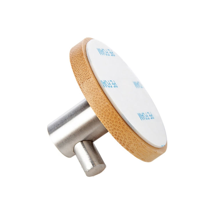 3 pezzi Gancio in bambù Appendiabiti da bagno Appendiabiti da cucina Gancio appiccicoso per porta in acciaio inossidabile, Door Sticky Single Hook