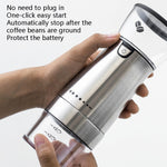 Macinacaffè elettrico per macchina da caffè ricaricabile USB, USB Coffee Grinder