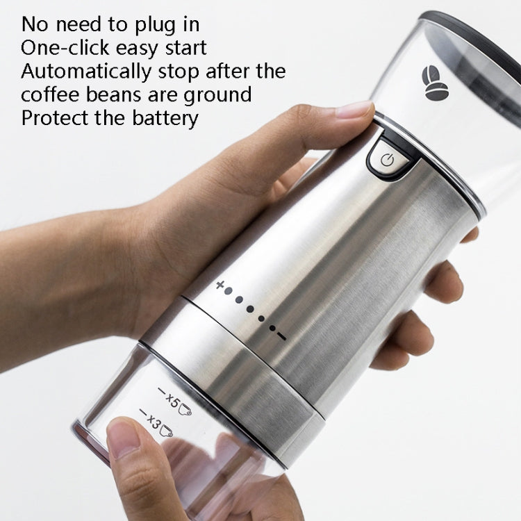 Macinacaffè elettrico per macchina da caffè ricaricabile USB, USB Coffee Grinder