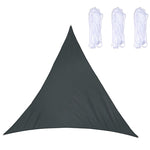 Baldacchino anti-UV impermeabile a vela da giardino per esterni a triangolo, dimensioni: 4,5 m x 4,5 m x 4,5 m, 4.5m x 4.5m x 4.5m