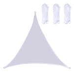 Baldacchino anti-UV impermeabile a vela da giardino per esterni a triangolo, dimensioni: 4,5 m x 4,5 m x 4,5 m, 4.5m x 4.5m x 4.5m