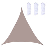 Baldacchino anti-UV impermeabile a vela da giardino per esterni a triangolo, dimensioni: 4,5 m x 4,5 m x 4,5 m, 4.5m x 4.5m x 4.5m