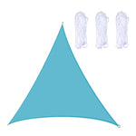 Baldacchino anti-UV impermeabile a vela da giardino per esterni a triangolo, dimensioni: 4,5 m x 4,5 m x 4,5 m, 4.5m x 4.5m x 4.5m