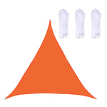 Baldacchino anti-UV impermeabile a vela da giardino per esterni a triangolo, dimensioni: 4,5 m x 4,5 m x 4,5 m, 4.5m x 4.5m x 4.5m
