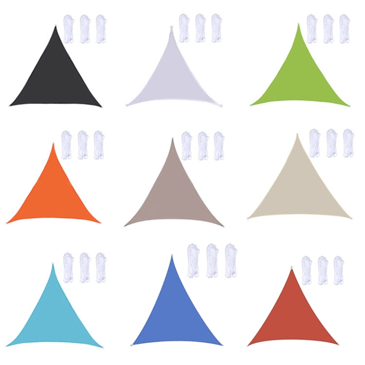 Baldacchino anti-UV impermeabile a vela da giardino per esterni a triangolo, dimensioni: 4,5 m x 4,5 m x 4,5 m, 4.5m x 4.5m x 4.5m
