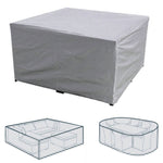 Tavoli e sedie da giardino per esterni Copertura antipolvere e impermeabile, 200x160x70cm, 255x130x80cm, 190x125x80cm, 180x150x80cm, 90x90x90cm, 123x123x74cm, 330x220x70cm, 350x260x70cm, 200x200x85cm, 220x220x85cm, 240x240x85cm, 218x218x90cm, 231x231x9...