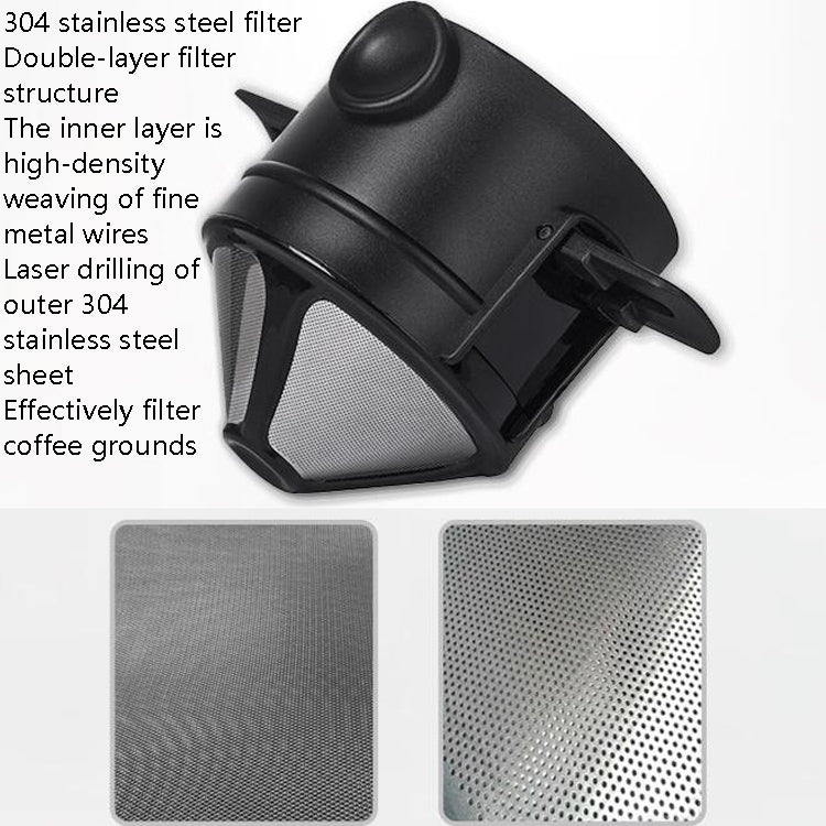 Filtro per caffè da viaggio Comodo doppio filtro pieghevole, Coffee Filter