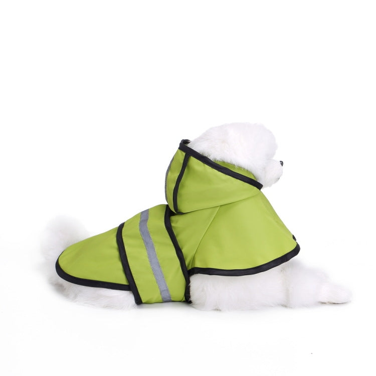 Impermeabile riflettente per animali domestici Poncho per cani di grandi dimensioni, XS, S, M, L, XL, 2XL, 3XL, 4XL