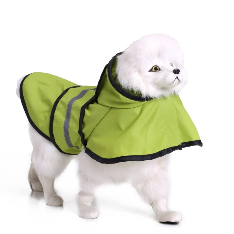 Impermeabile riflettente per animali domestici Poncho per cani di grandi dimensioni, XS, S, M, L, XL, 2XL, 3XL, 4XL