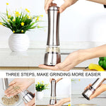 JE0318 2 pezzi Utensili da cucina per macinapepe manuale multiuso in acciaio inossidabile, JE0318