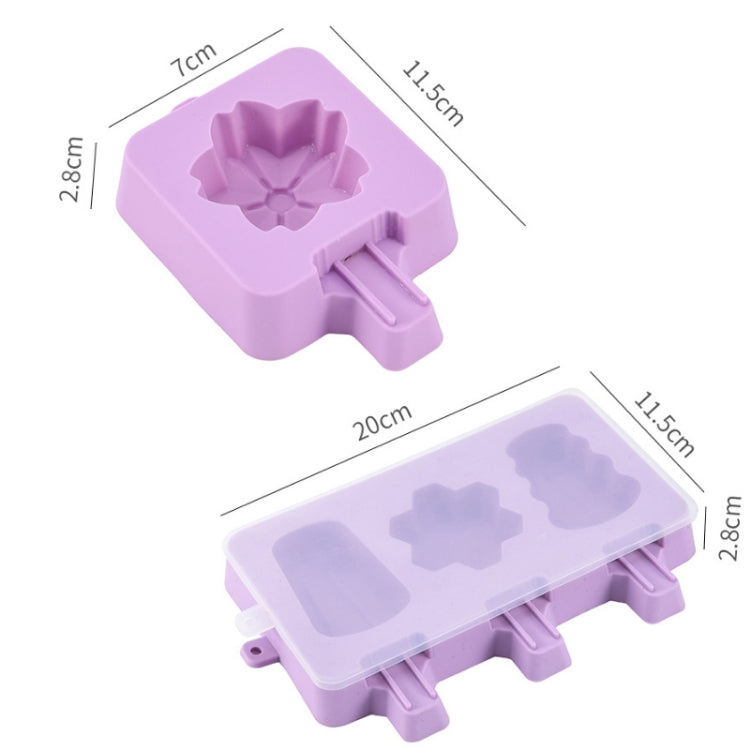 Stampo per ghiaccioli in silicone per bambini 22x13 cm