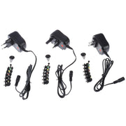 C5 3-12V 12W Caricatore multifunzione per adattatore di alimentazione con interruttore regolato a tensione regolabile con punte CC, US Plug, UK Plug, EU Plug