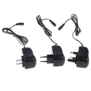 C5 3-12V 12W Caricatore multifunzione per adattatore di alimentazione con interruttore regolato a tensione regolabile con punte CC, US Plug, UK Plug, EU Plug