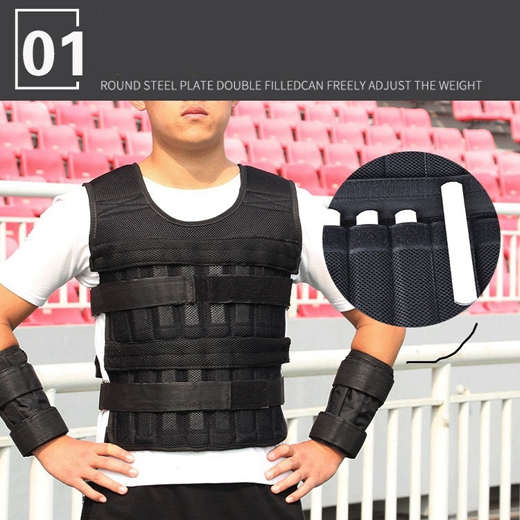 Gilet portante Gamba e braccio Cinghie portanti Attrezzatura per pesistica per allenamento fitness, 1kg Vest, 3kg Vest, 5kg Vest, 10kg Vest, 15kg Vest, 10kg Suit, 15kg Suit