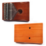 17-Tone Thumb Piano Kalimba Principianti Introduzione Finger Piano, Brown, Brown Kit, Yellow, Yellow Kit, Wooden, Wooden Kit, Black, Black Kit