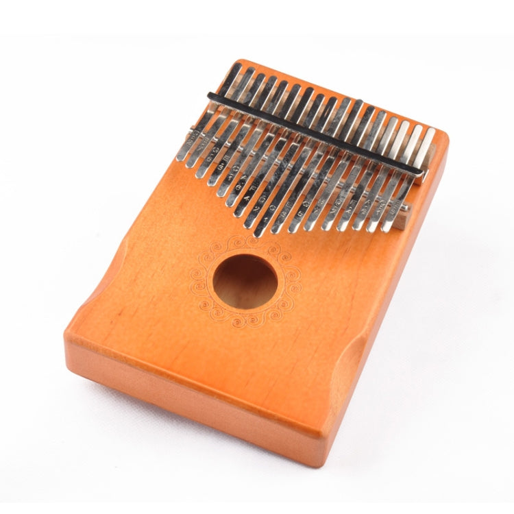 Kalimba 17 tasti in legno con corpo in pino 20x15x5cm