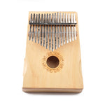 Kalimba 17 tasti in legno con corpo in pino 20x15x5cm