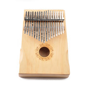 17-Tone Thumb Piano Kalimba Principianti Introduzione Finger Piano, Brown, Brown Kit, Yellow, Yellow Kit, Wooden, Wooden Kit, Black, Black Kit