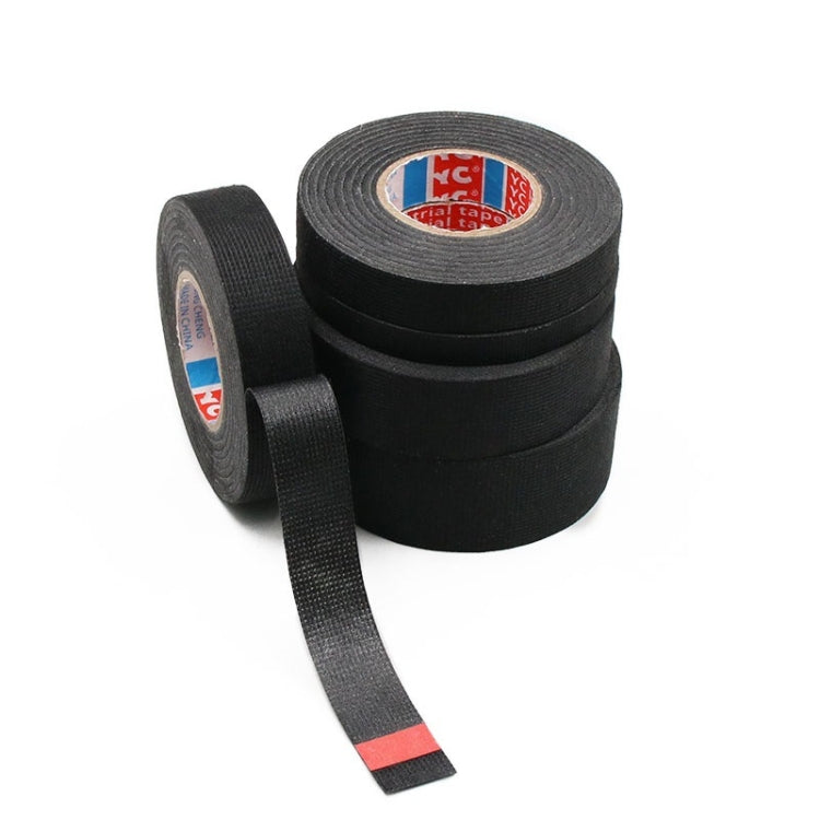 3 PCS Nastro di flanella per cablaggio automobilistico Nastro isolante resistente alle alte temperature e impermeabile per cavi e cavi, dimensioni:, 9mm x 15m, 15mm x 15m, 19mm x 15m, 25mm x 15m, 32mm x 15m, 9mm x 25m, 15mm x 25m, 19mm x 25m, 25mm x 25m