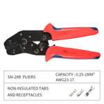 Pinze a crimpare mini terminali multifunzione per collegare pinze a crimpare per terminali, SN-28B