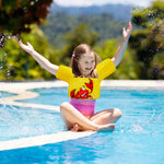 I bambini giocano con l'attrezzatura per il nuoto in acqua Gilet galleggiante per cartoni animati, Starfish, Shell, Red Flamingo, Blue Crab, Turtle, Small Dinosaur, Little Whale, Crab