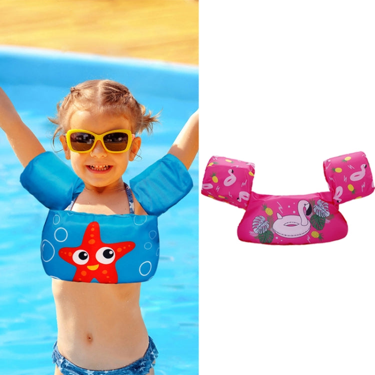 I bambini giocano con l'attrezzatura per il nuoto in acqua Gilet galleggiante per cartoni animati, Starfish, Shell, Red Flamingo, Blue Crab, Turtle, Small Dinosaur, Little Whale, Crab