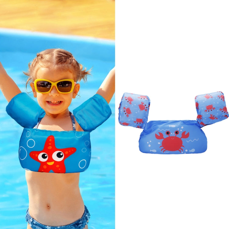 I bambini giocano con l'attrezzatura per il nuoto in acqua Gilet galleggiante per cartoni animati, Starfish, Shell, Red Flamingo, Blue Crab, Turtle, Small Dinosaur, Little Whale, Crab