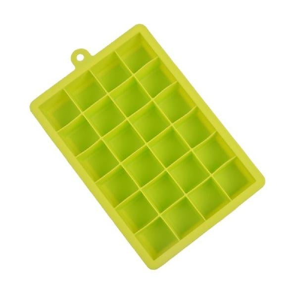 Stampo per cubetti di ghiaccio in silicone 24 griglie quadrate
