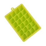 Stampo per cubetti di ghiaccio in silicone 24 griglie quadrate