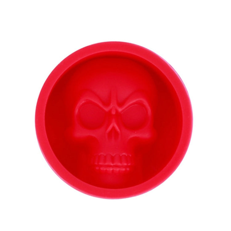 Stampo per ghiaccio in silicone a forma di teschio 8cm